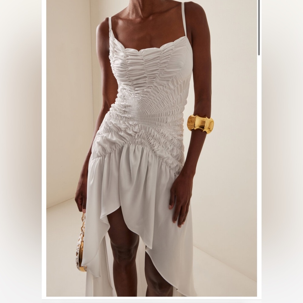 Georgia Hardinge Satin Mini Dress